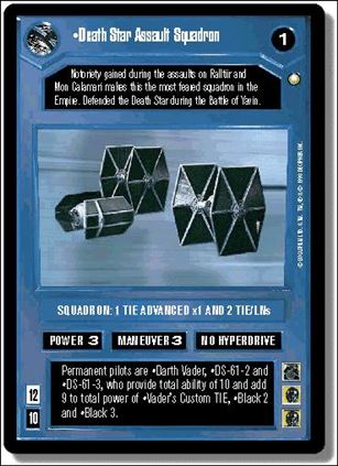 Star Wars: Special Edition Limited (Base Set) card 143 Death Star Assault Squadron