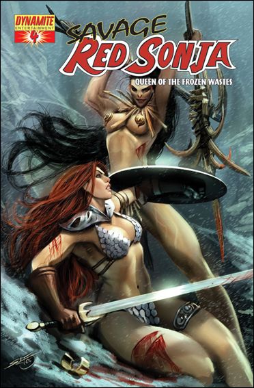 Savage Red Sonja: Queen of the Frozen Wastes issue 4-B Stjepan Sejic Cover