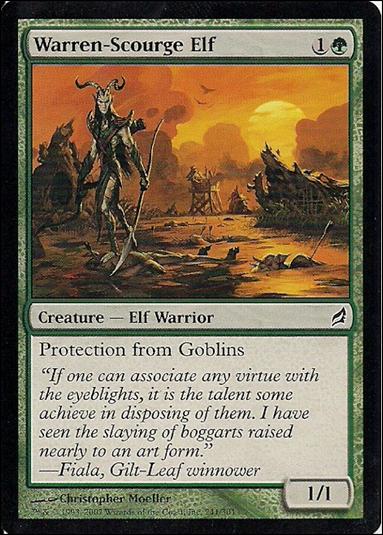Magic the Gathering: Lorwyn (Base Set) card 241 Warren-Scourge Elf