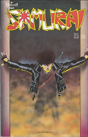 Samurai (1986) issue 2-B Second Printing Cover