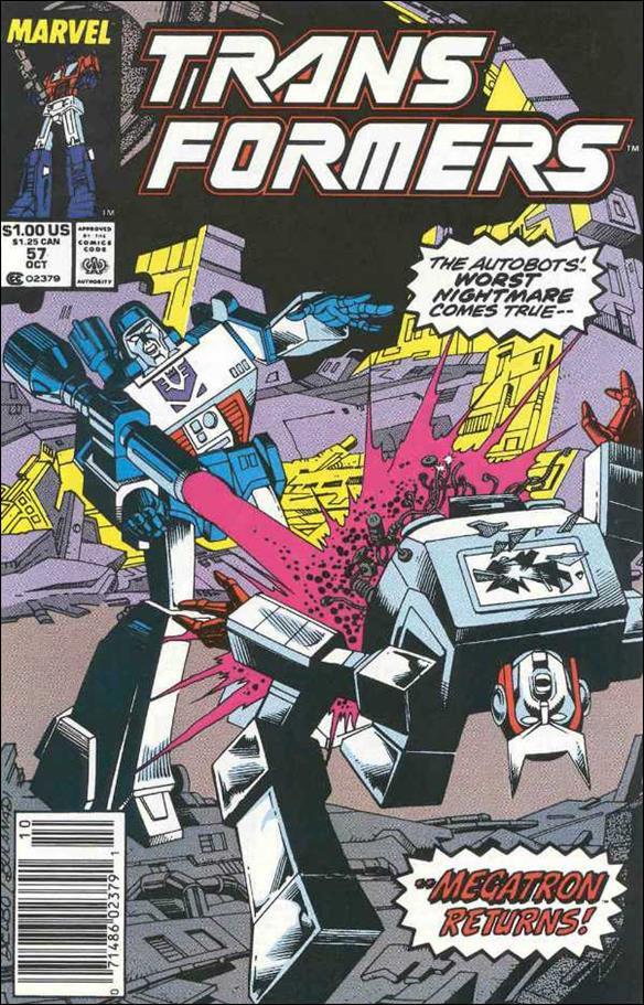 Transformers (1984) issue 57-B Newsstand Cover