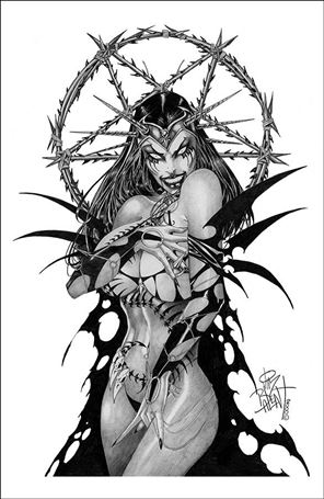 Tarot: Witch of the Black Rose issue 128-C 1:10 Studio Virgin Cover