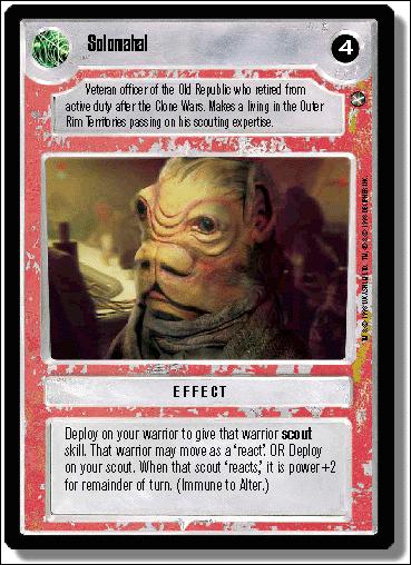 Star Wars: A New Hope Limited (Base Set) card 117 Solomahal