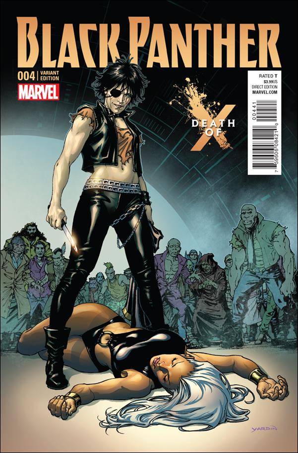 Black Panther (2016) issue 4-C David Yardin Death of X Cover