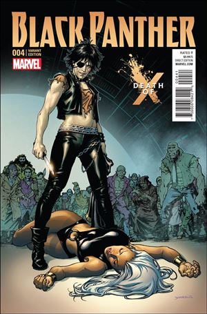 Black Panther (2016) issue 4-C David Yardin Death of X Cover