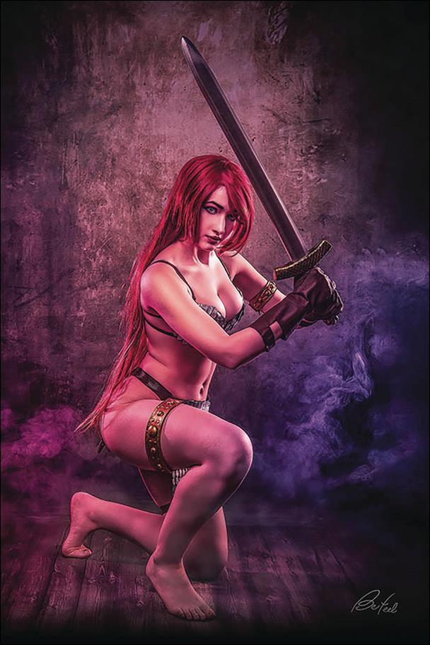 Red Sonja: Age of Chaos issue 6-O 1:30 Virgin Cosplay Photo Cover