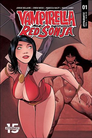 Vampirella / Red Sonja issue 1-E Drew Moss Cover