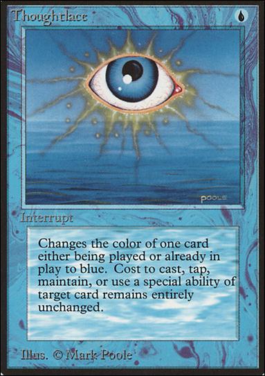 Magic the Gathering: Limited Edition Beta (Base Set) card 83 Thoughtlace