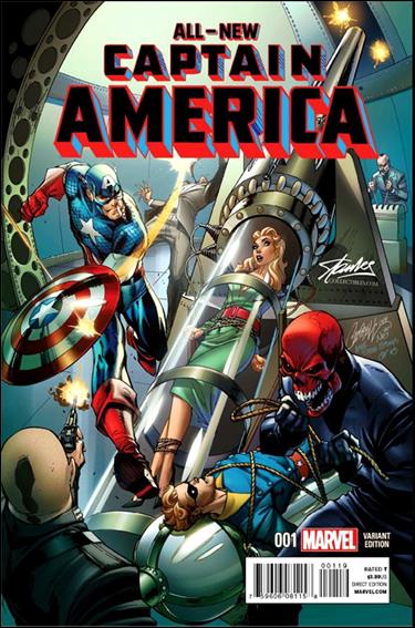 All-New Captain America issue 1-M J. Scott Campbell Stan Lee Collectibles Cover