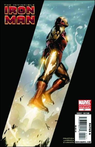 Invincible Iron Man (2008) issue 17-B Salvador Larroca Cover (2nd Printing)