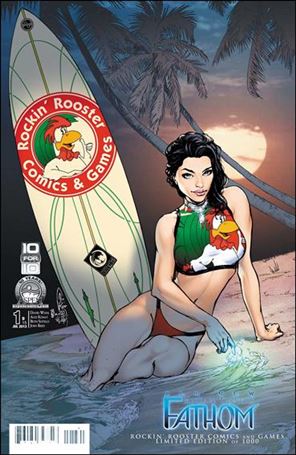 Michael Turner's Fathom (2013) issue 1-D15 Alex Konat Rockin' Rooster Comics Cover 1/1000