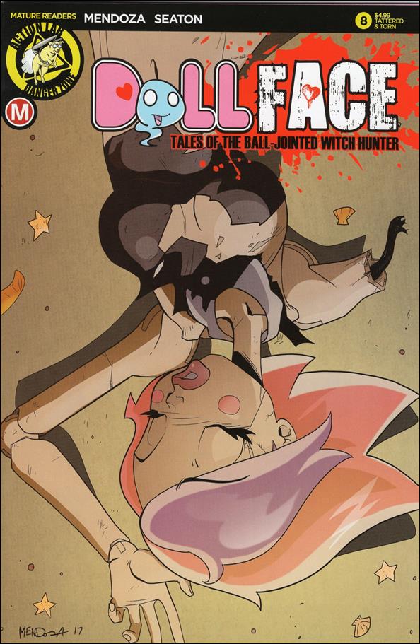 Dollface issue 8-B Dan Mendoza Tattered & Torn Cover