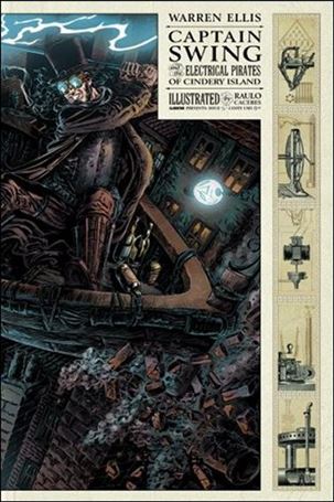 Captain Swing and the Electrical Pirates of Cindery Island issue 1-B Wraparound Cover