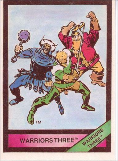 Marvel Universe (Base Set) card 20 Warriors Three