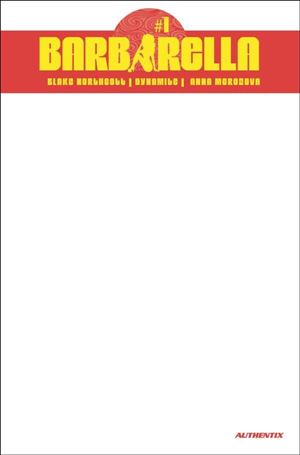 Barbarella (2024) issue 1-G Blank Authentix Sketch Cardstock Cover