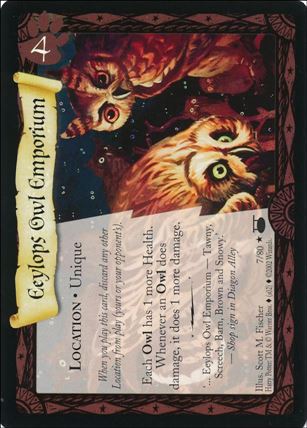 Harry Potter: Diagon Alley (Base Set) card 7 Eeylops Owl Emporium