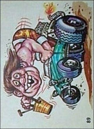 Oddest Odd Rods (Base Set) card 89 (Fan Art on Back)