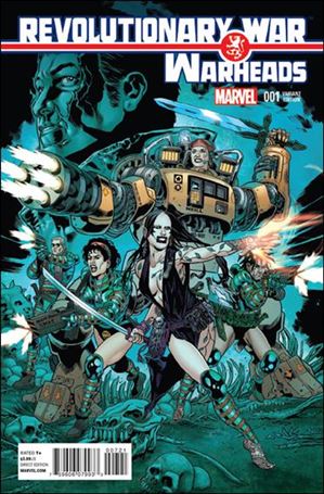 Revolutionary War: Warheads issue 1-B Gary Erskine 1:25 Cover