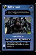 Star Wars: Theed Palace Limited (Base Set) card 56 Multi Troop Transport