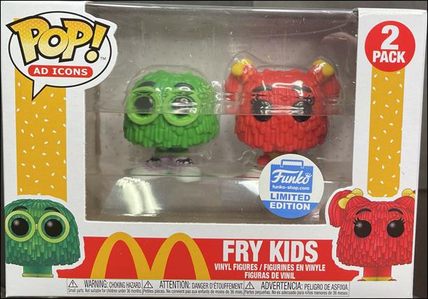 POP! Ad Icons Multi-Packs figure nn5-B Fry Kids (Green & Red) 2 Pack Funko Shop Exclusive