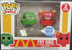 POP! Ad Icons Multi-Packs figure nn5-B Fry Kids (Green & Red) 2 Pack Funko Shop Exclusive