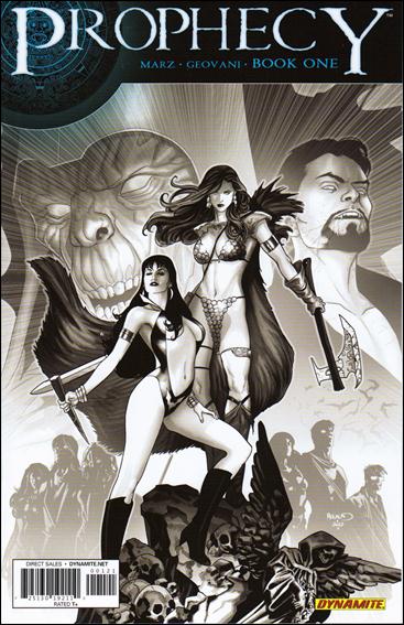 Prophecy issue 1-B Black and White 1:25 Cover