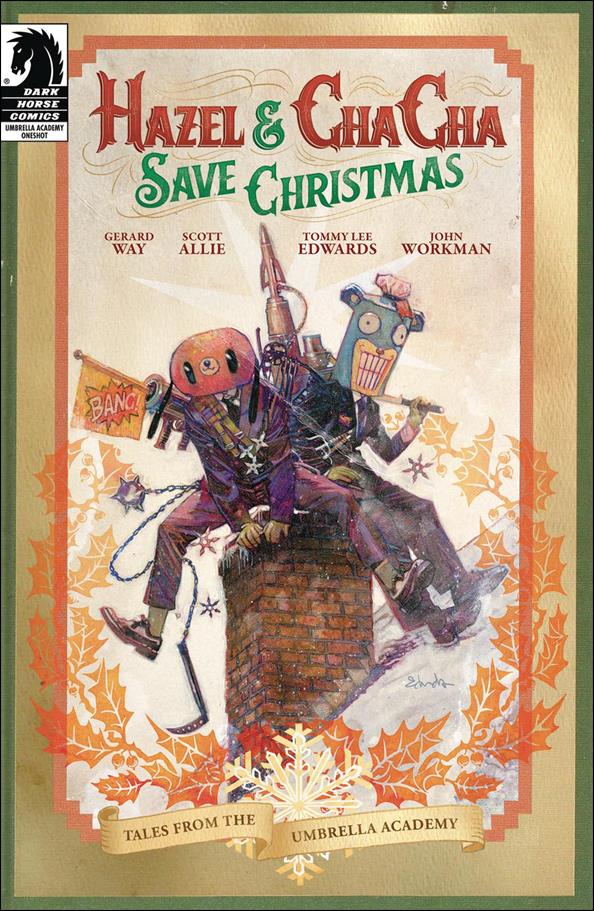 Hazel and Cha Cha Save Christmas: Tales from the Umbrella Academy issue 1 Tommy Lee Edwards Cover