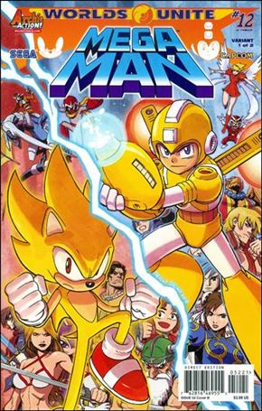 Mega Man issue 52-B Reilly Brown Cover