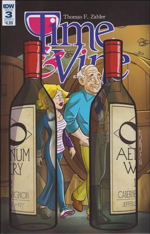 Time & Vine issue 3 Thom Zahler "Wine Bottle" Cover