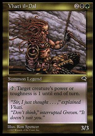 Magic the Gathering: Tempest (Base Set) card 274 Vhati il-Dal