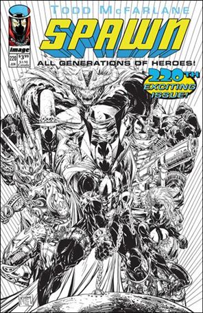 Spawn issue 220-E Todd McFarlane 