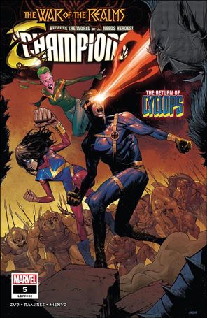 Champions (2019) issue 5 Aaron Kim Jacinto Cover