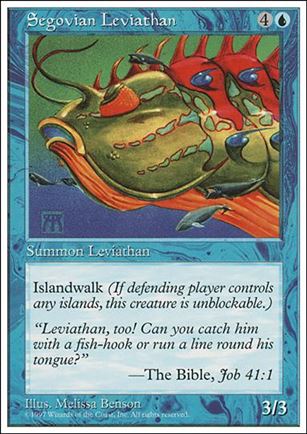 Magic the Gathering: 5th Edition (Base Set) card 122 Segovian Leviathan