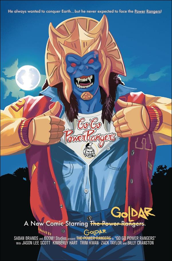 Saban's Go Go Power Rangers issue 6-D Natacha Bustos 1:25 Cover