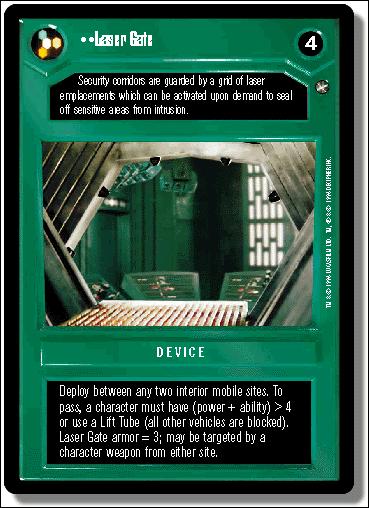 Star Wars: A New Hope Limited (Base Set) card 32 Laser Gate
