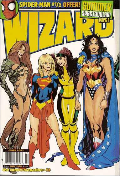 Wizard: The Comics Magazine issue 83 Adam Hughes Superbabes Cover