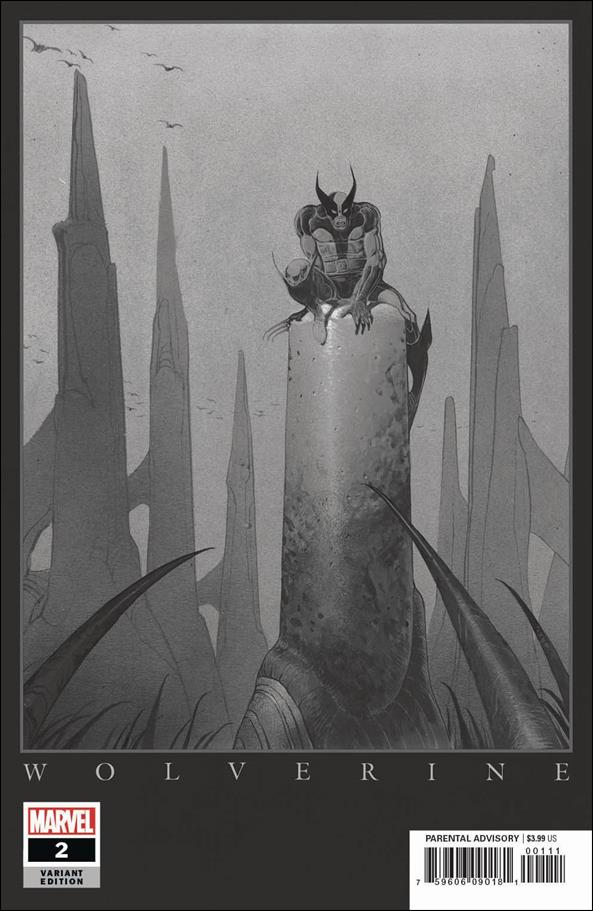 Return of Wolverine issue 2-F Moebius 1:1000 Remastered B&W Cover