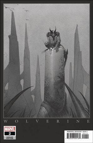 Return of Wolverine issue 2-F Moebius 1:1000 Remastered B&W Cover
