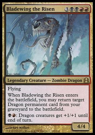 Magic the Gathering: Commander (Base Set) card 185 Bladewing the Risen