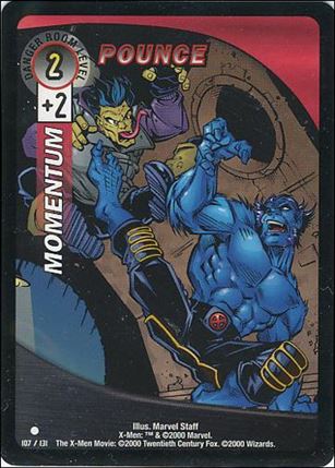 X-Men Trading Card Game (Base Set) card 107 Pounce