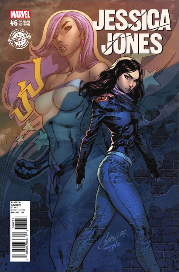 Jessica Jones (2016) issue 6-C J. Scott Campbell Decomixado Cover