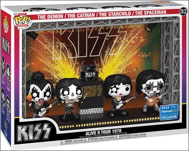 Deluxe POP! Moment (Rocks) figure 3 Alive II Tour 1978 Walmart Exclusive