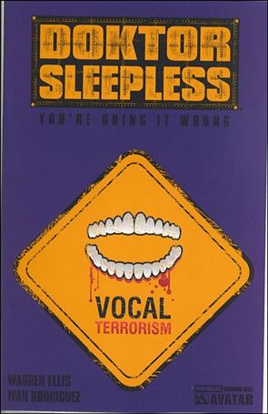 Doktor Sleepless Manual issue 1-C Warning Sign Cover