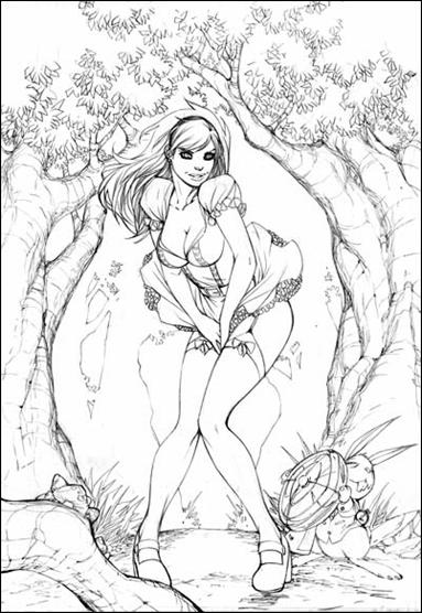Escape from Wonderland issue 3-F Fantastic Realm Exclusive Sketch Variant 1/250