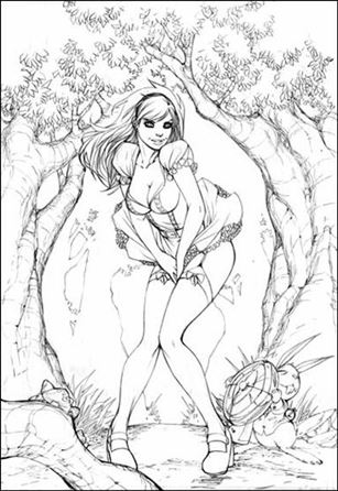 Escape from Wonderland issue 3-F Fantastic Realm Exclusive Sketch Variant 1/250