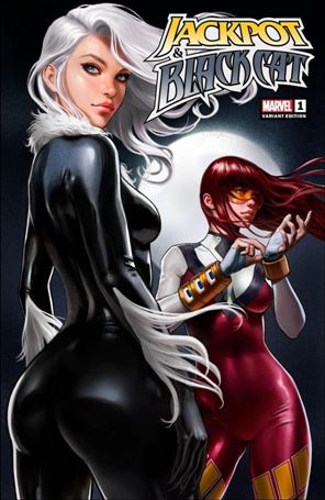 Jackpot and Black Cat issue 1-L Ivan Talavera 616 Comics Cover