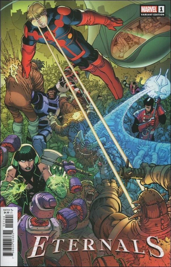 Eternals (2021) issue 1-RN John Romita Jr. 1:50 Hidden Gem Cover
