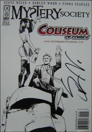 Mystery Society issue 1-N Fiona Staples Coliseum of Comics Cover