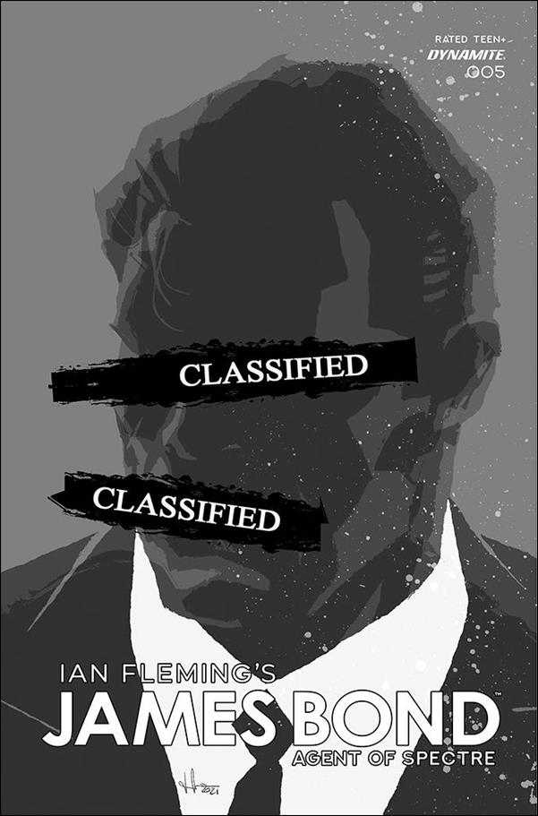 James Bond: Agent of Spectre issue 5-D 1:11 Black & White Classified Cover
