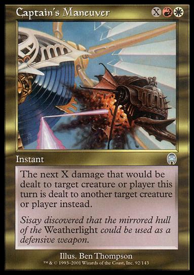 Magic the Gathering: Apocalypse (Base Set) card 92 Captain's Maneuver